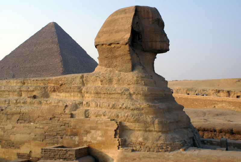 埃及狮身人面像雕像