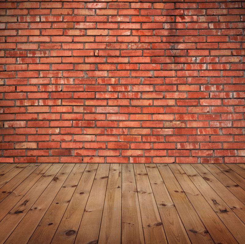 砖墙结构构造和木质地板