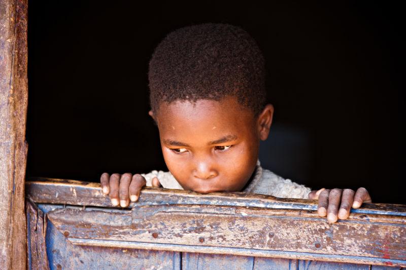 博茨瓦纳贫困儿童