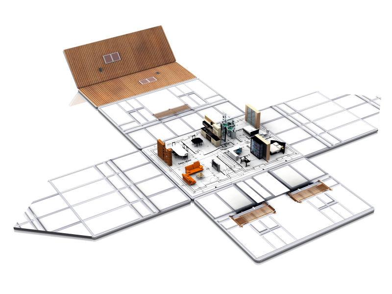 房屋设计建筑模型