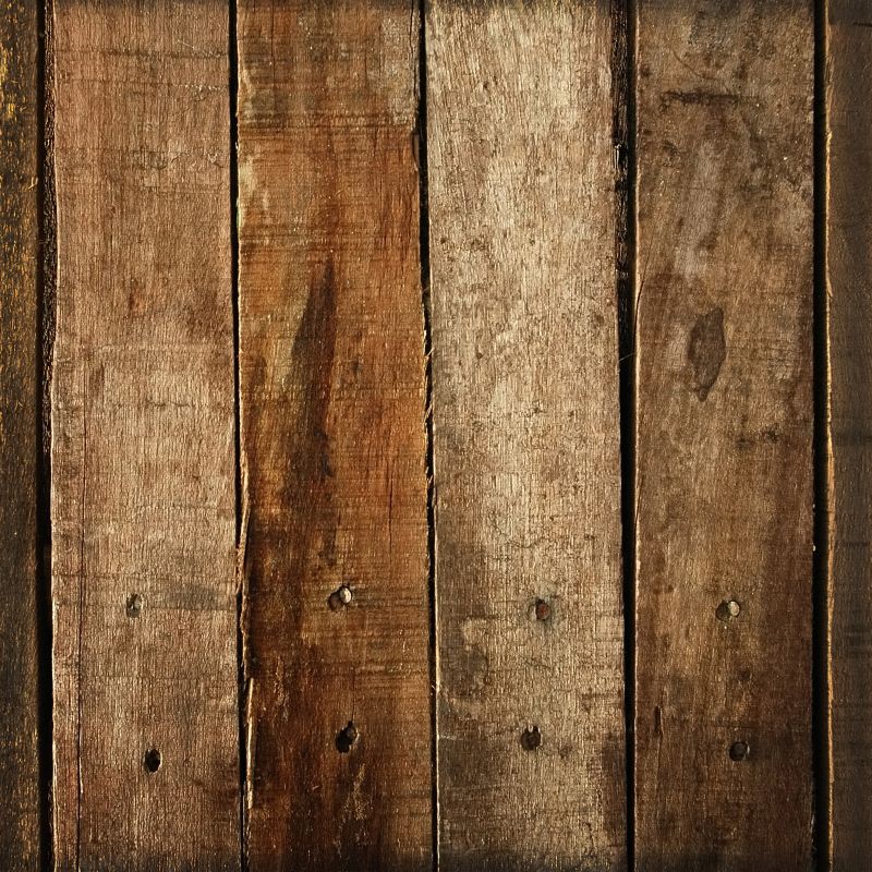 带缝隙的旧木板