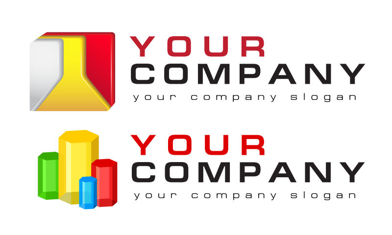 矢量现代商业抽象logo设计