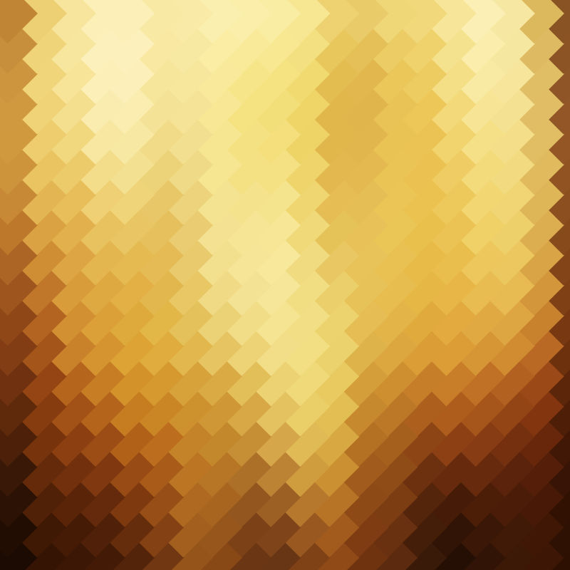 矢量金色和棕色矩形几何图案背景