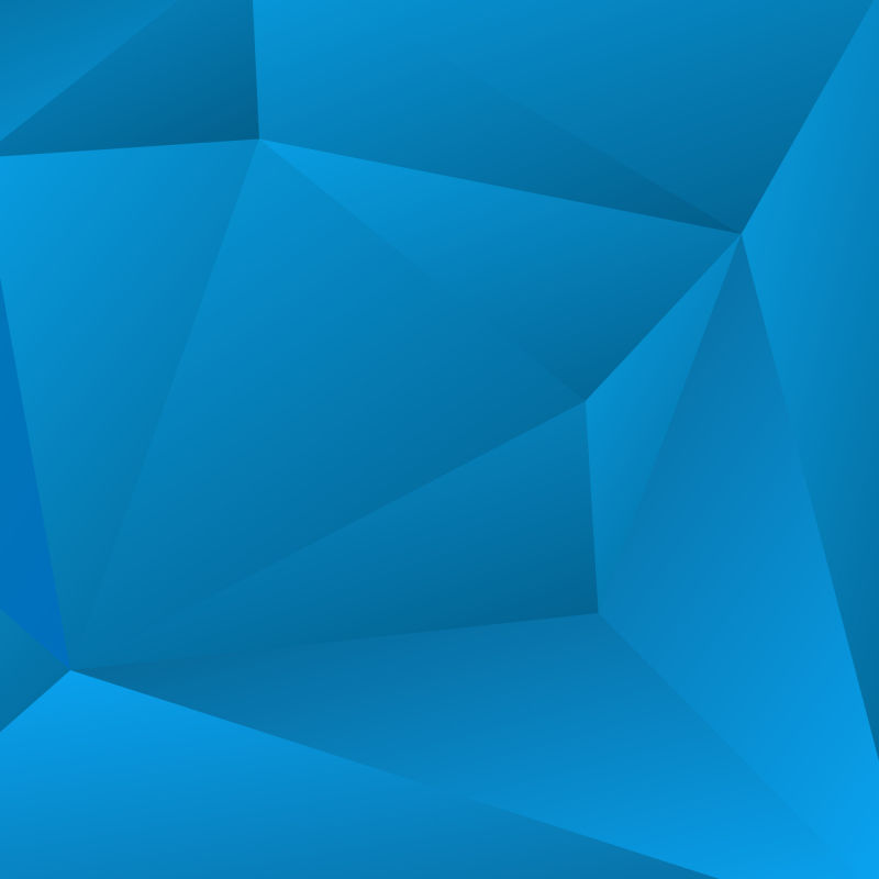 抽象矢量蓝色立体三角背景