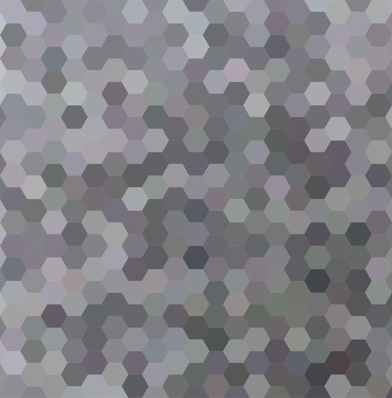 矢量设计灰色抽象六角形蜂巢背景