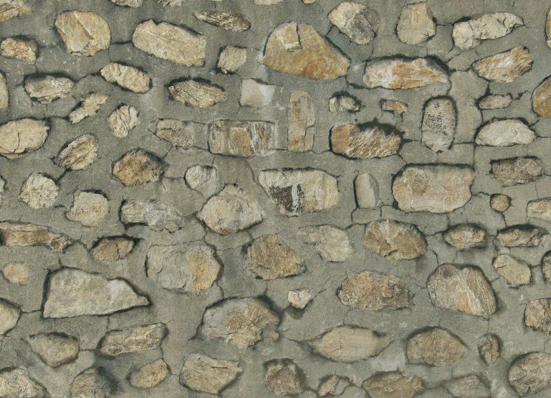可平铺的纹理的石头墙矢量