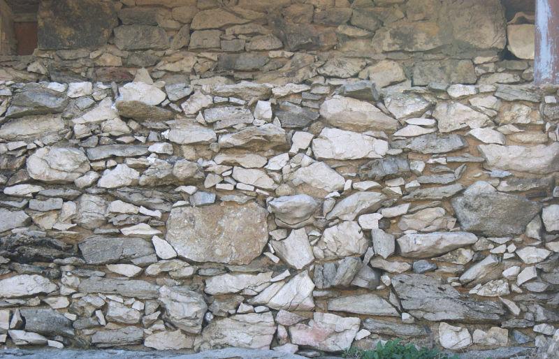 杂乱的石头墙背景