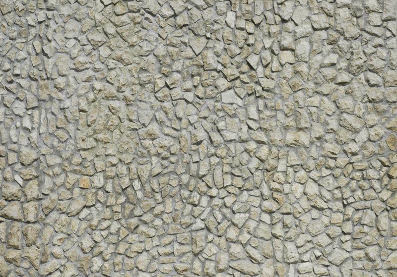纹理鹅卵石水泥石墙背景