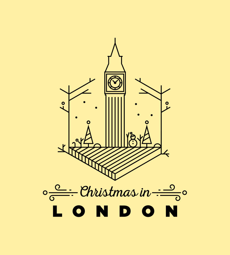 著名伦敦城市单字标志建筑