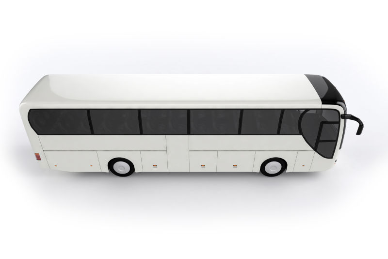 俯视下的巴士模型设计