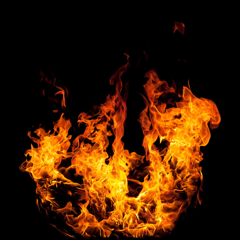 燃烧的火焰元素设计背景