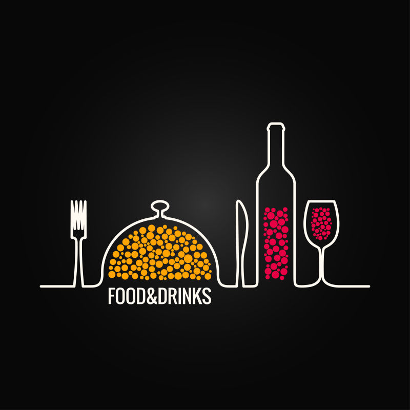 餐饮菜单logo矢量设计