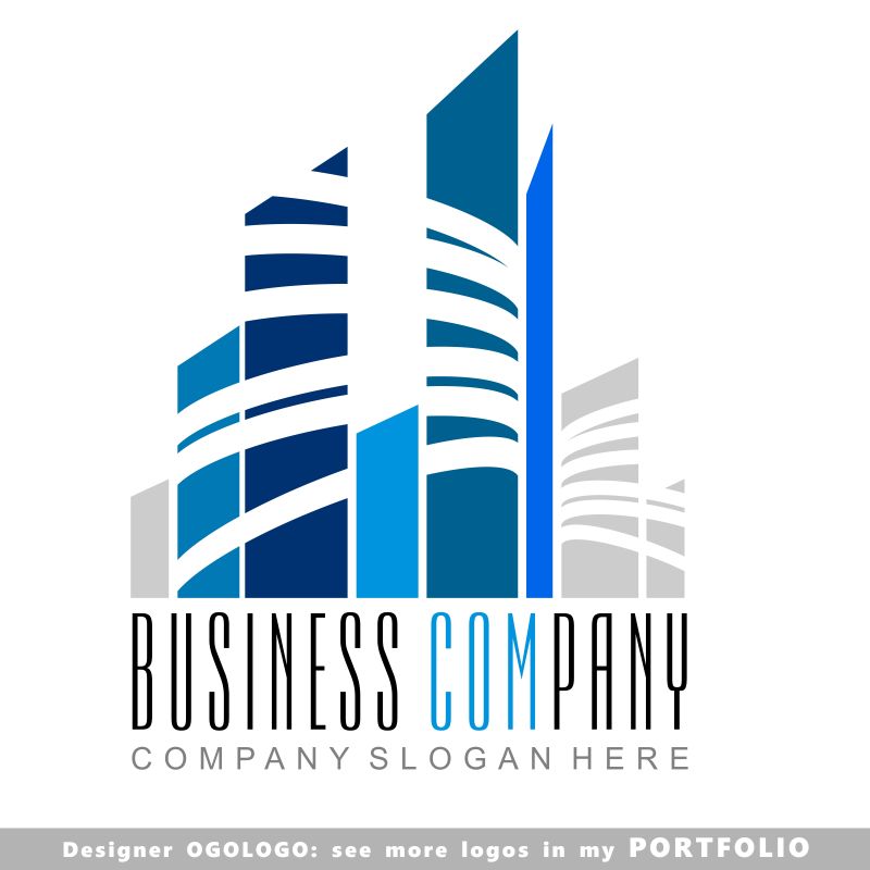矢量商业公司logo与图标