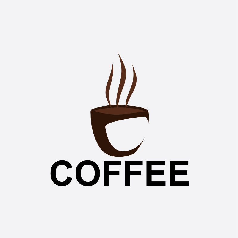 商务企业咖啡标志