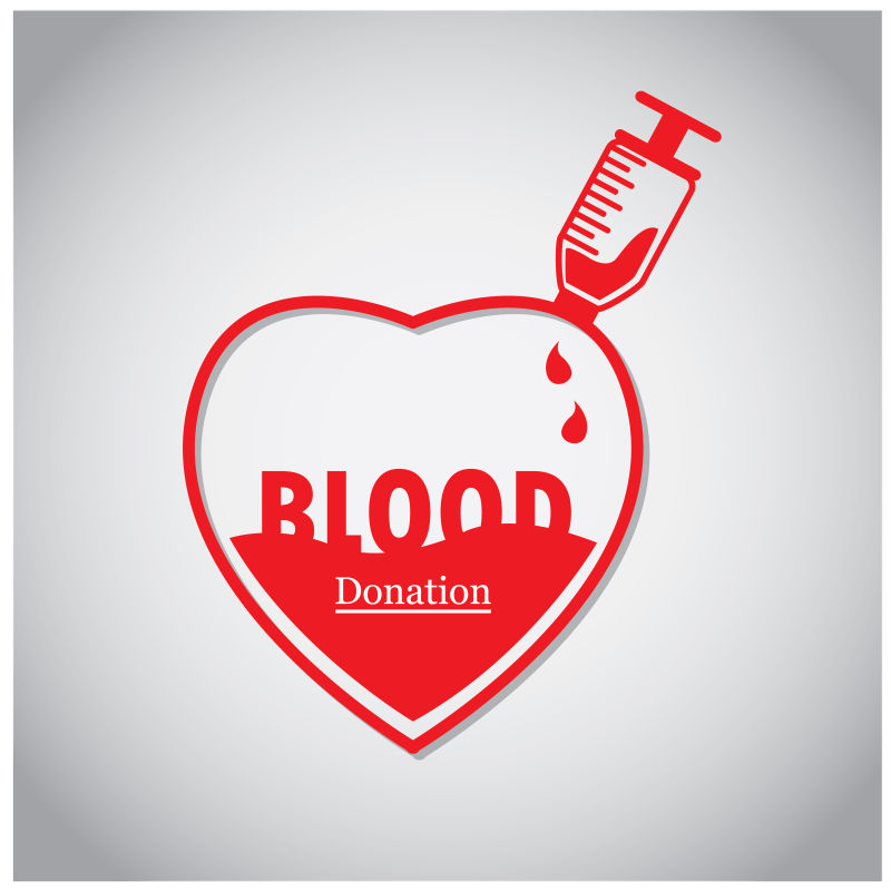 矢量公益医疗献血