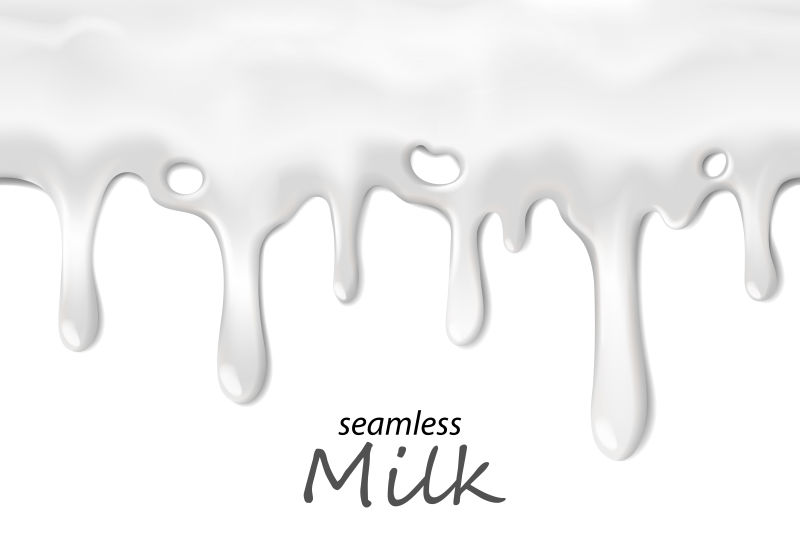 抽象矢量牛奶设计元素