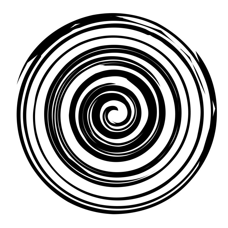 矢量的黑色螺旋图案