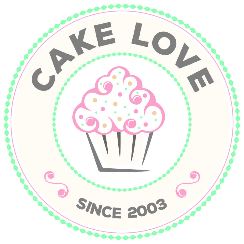 蛋糕爱情标识设计-甜心蛋糕