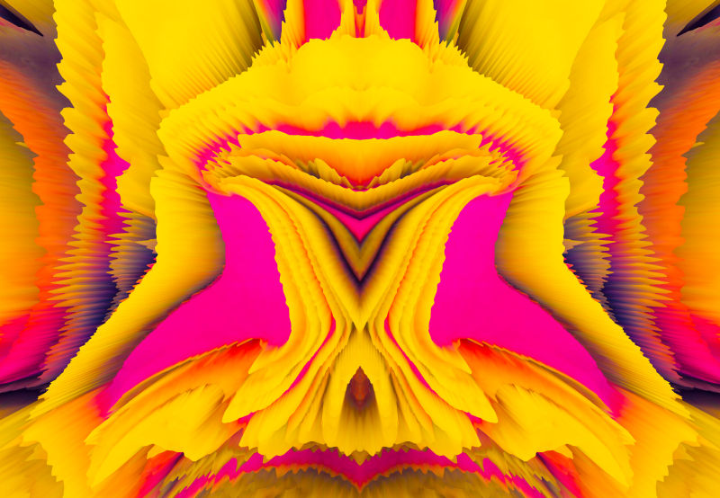 黄色粉色抽象噪波纹理设计背景