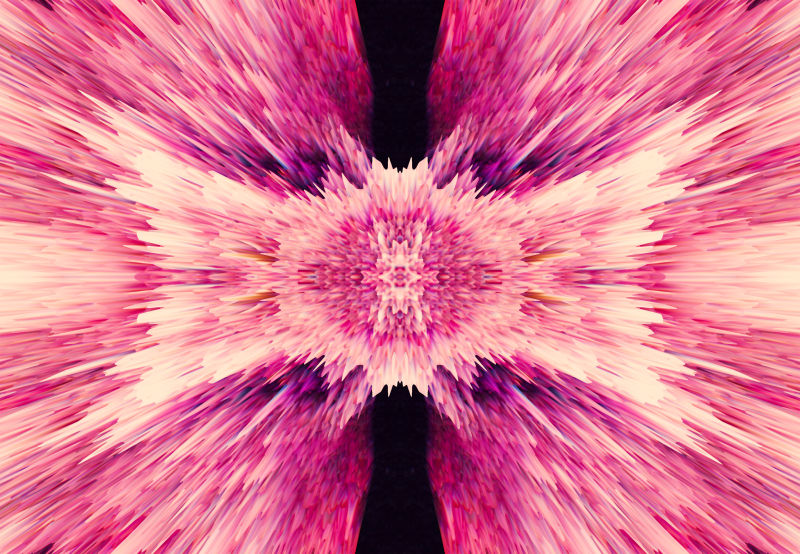抽象粉色商业爆炸线性艺术背景