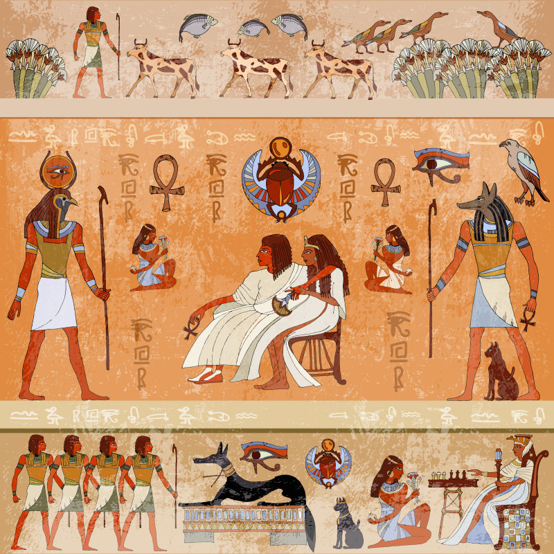 古埃及情景神话埃及神灵与法老