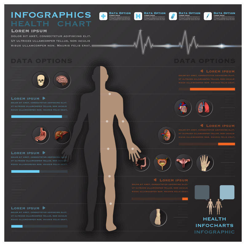健康与医学信息图表