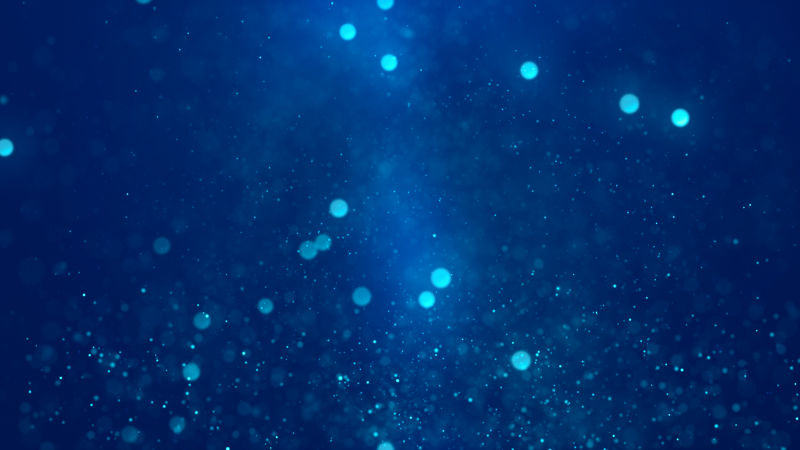 深蓝色的矢量覆盖着美丽的雪花-圣诞节风格的模糊装饰设计与雪-为你的广告海报横幅设计新年