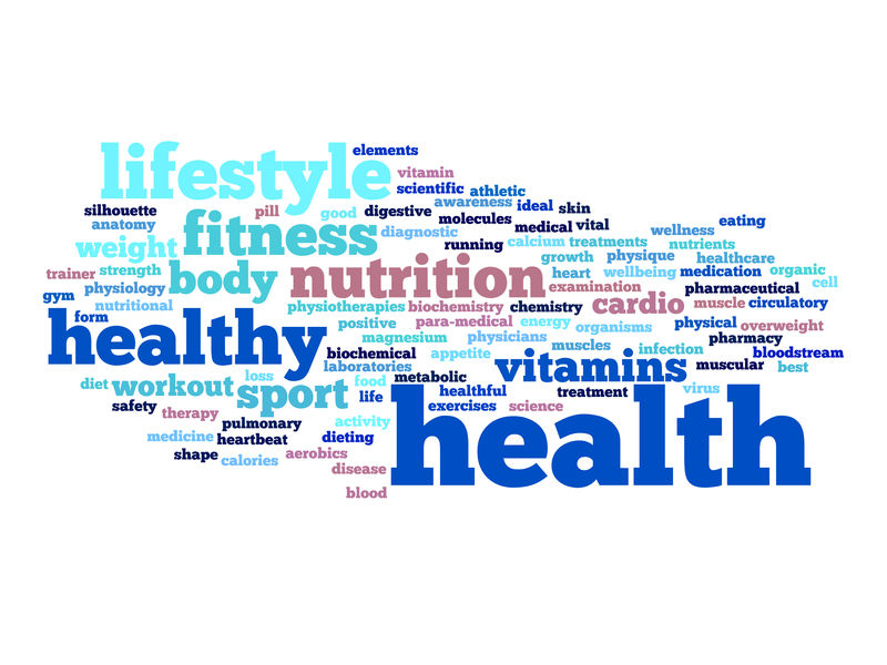 白色背景上的概念或概念抽象词“云”暗喻健康营养饮食健康身体能量医疗健身医疗健身房医学体育心脏或科学