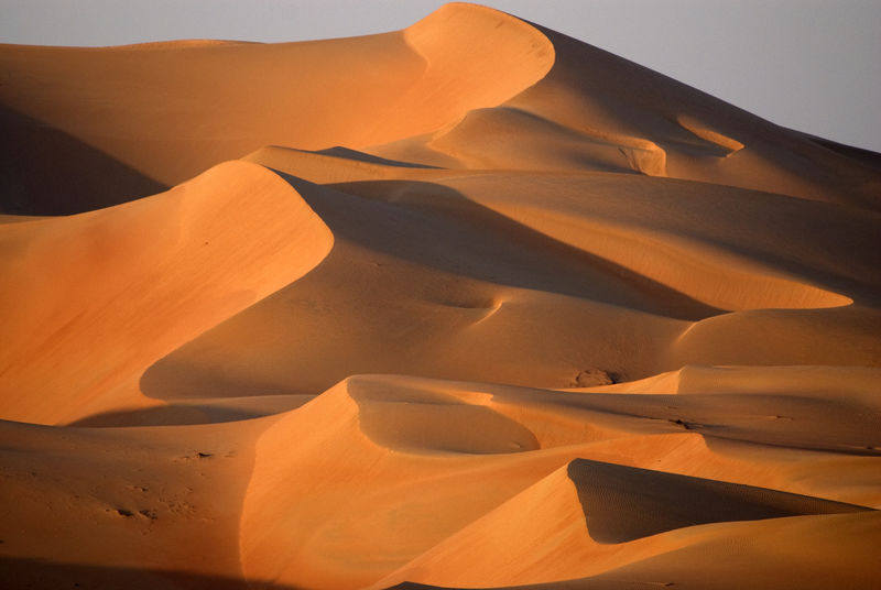 阿布扎比的沙丘