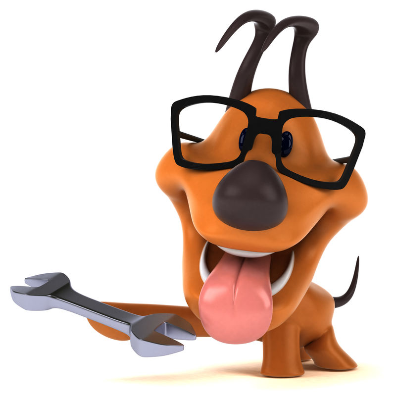 趣味狗-3D插图