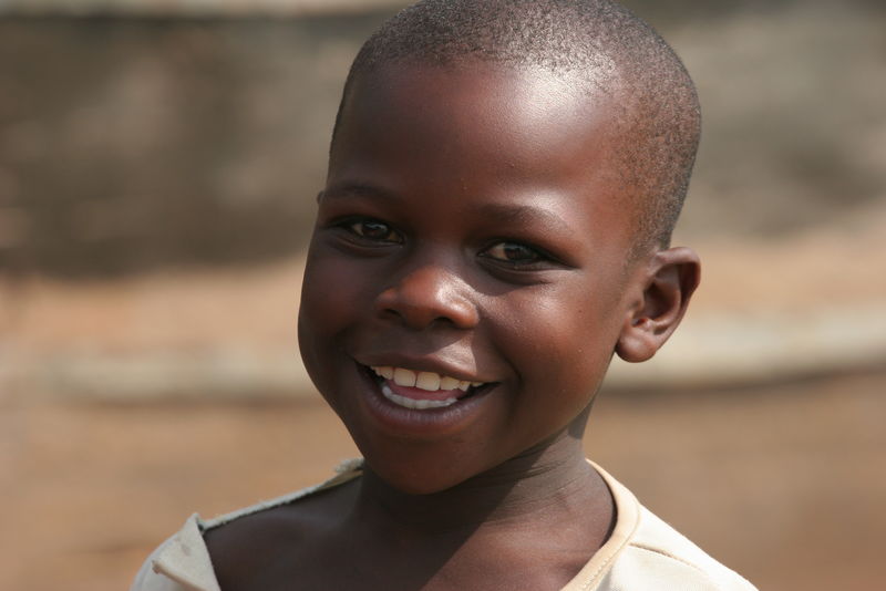 乌干达儿童的肖像