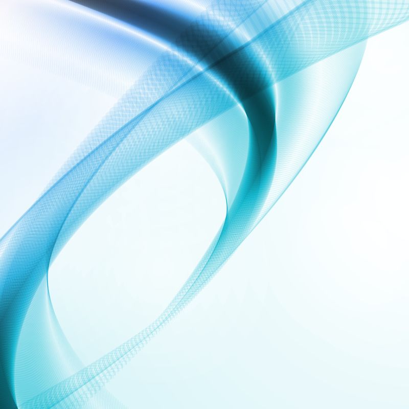 抽象运动平滑蓝色-未来主义波状插图