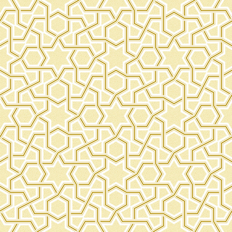 几何淡金色图案-矢量图