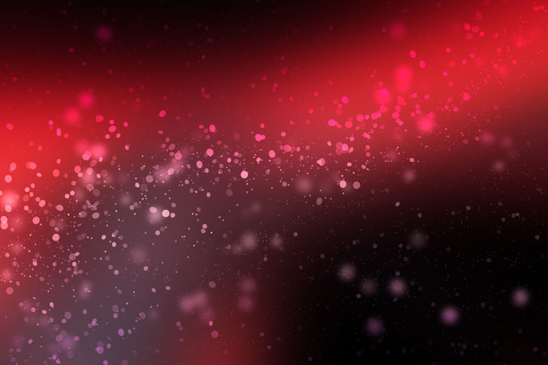 深红色的矢量覆盖着美丽的雪花-用冰晶闪烁的抽象插图-为你的商业广告做新年设计