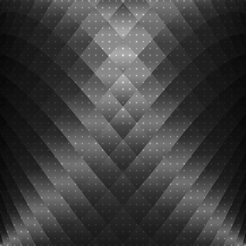 抽象的黑白几何背景和条纹。矢量图解