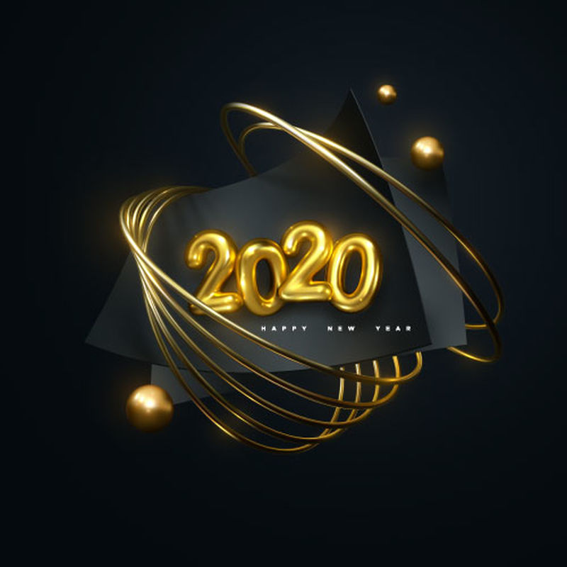 矢量2020新年背景