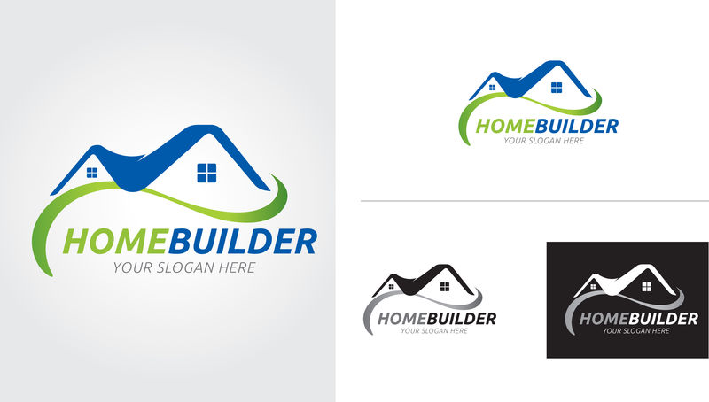 Home Builder徽标模板