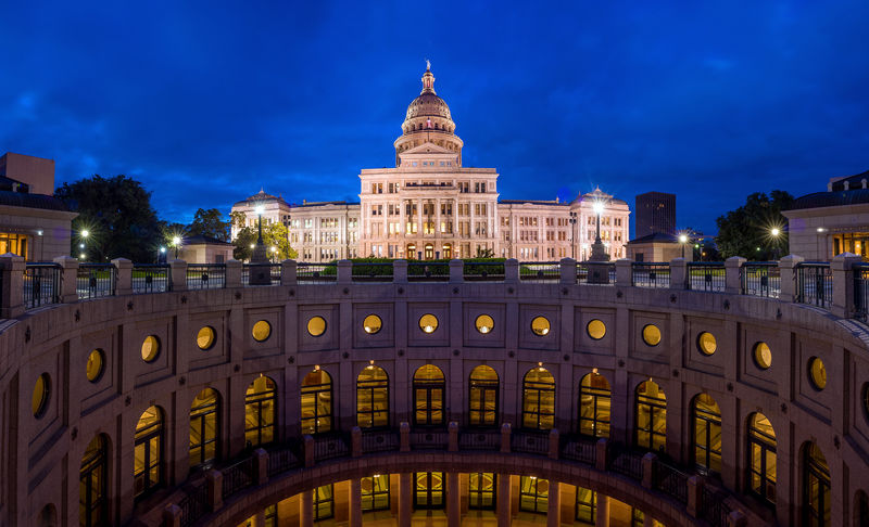 德克萨斯州奥斯汀州议会大厦。
