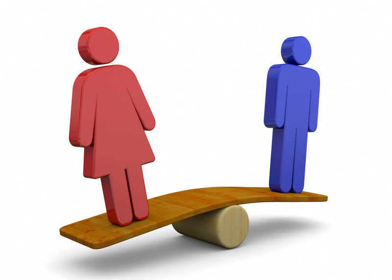 男女两性平等概念-3D