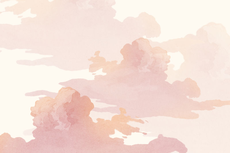 淡粉色云背景