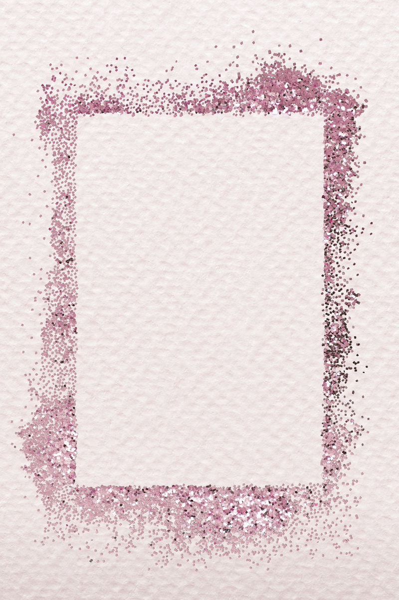 灰色闪亮粉红色框架插图