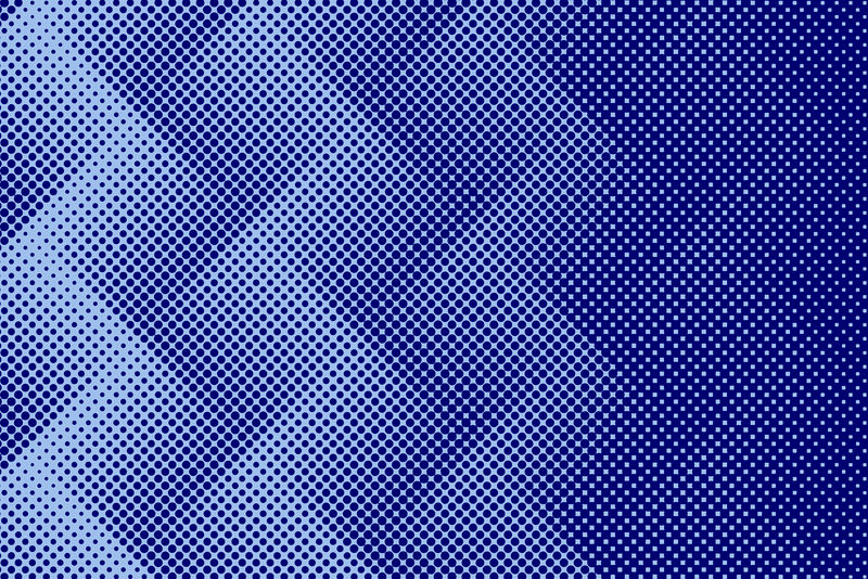 几何图案蓝色半色调背景