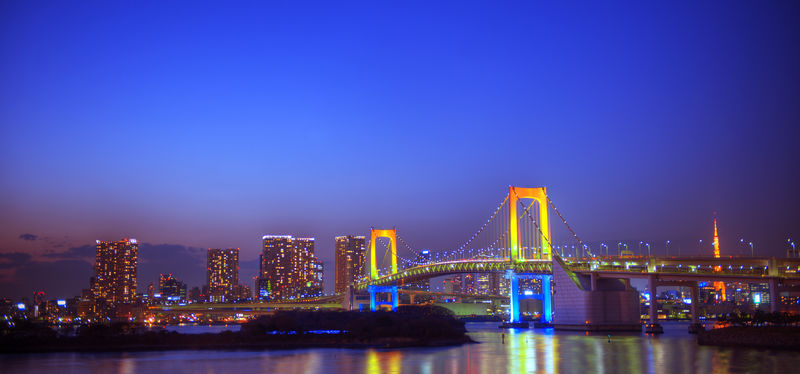 东京彩虹桥全景图