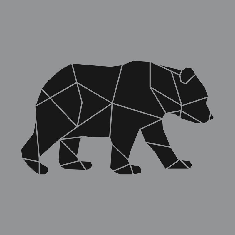 熊的线性图解