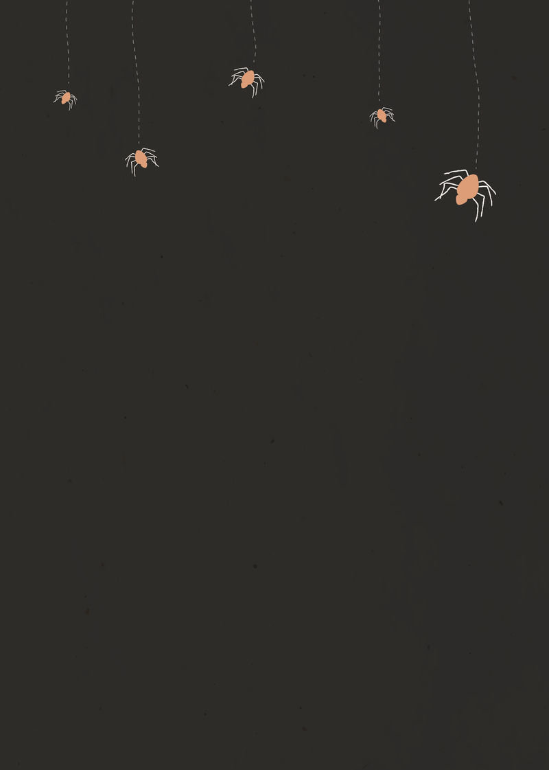 蜘蛛万圣节巫术涂鸦