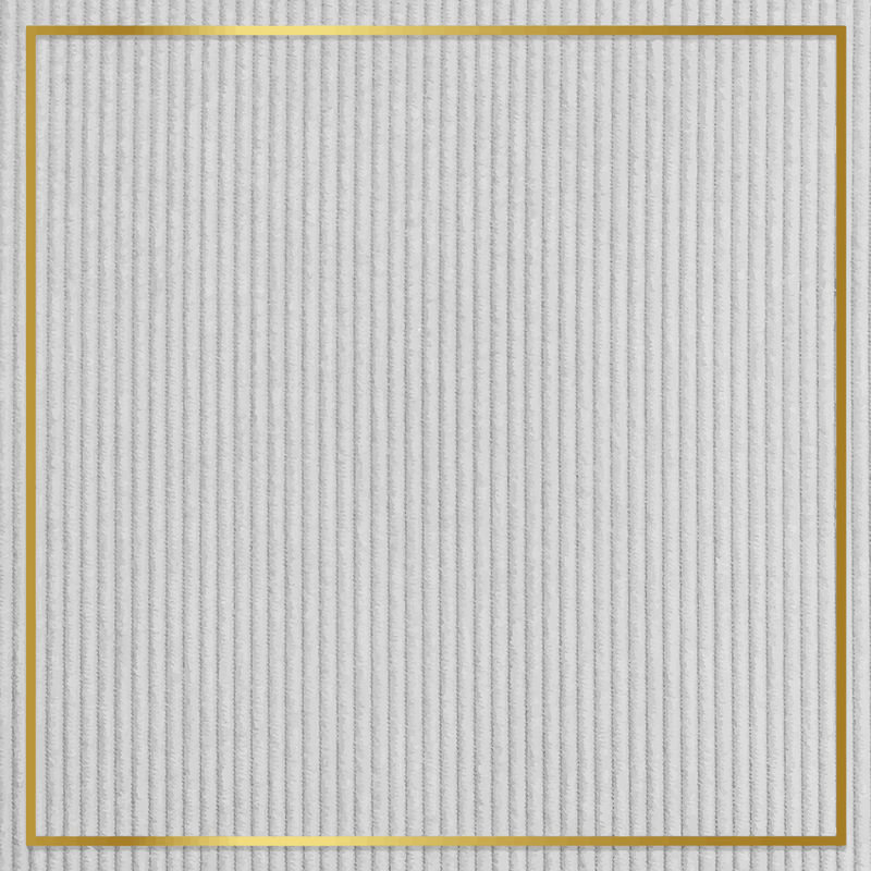 灰色灯芯绒纹理背景向量上的金色框架
