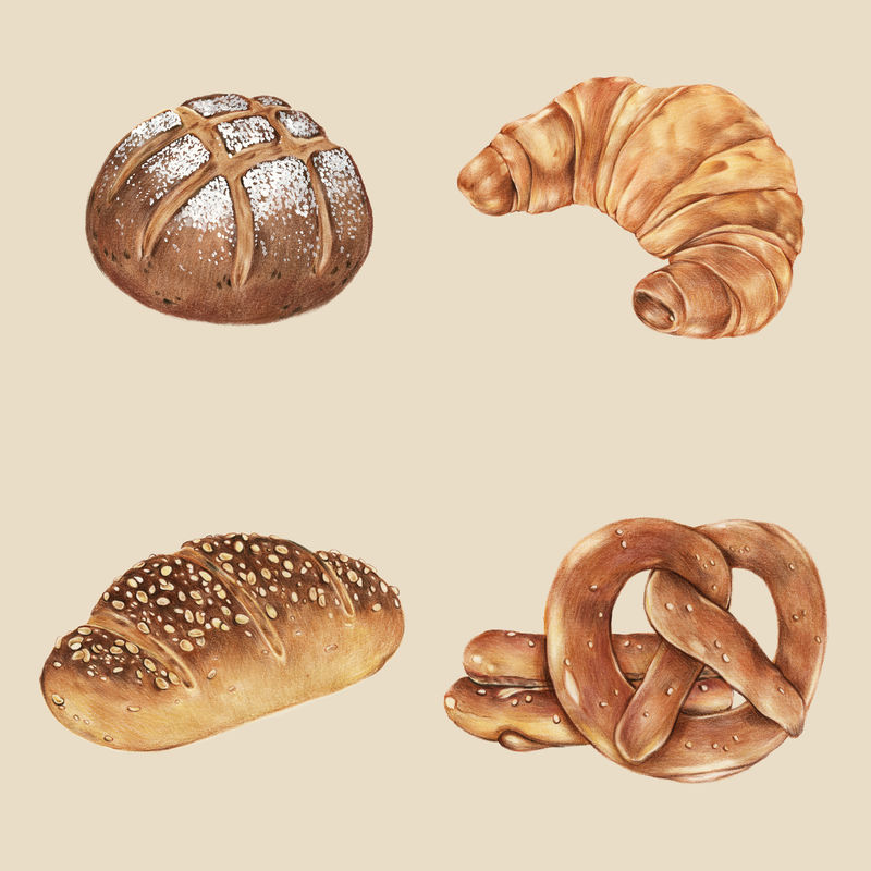 鲜面包食品画册