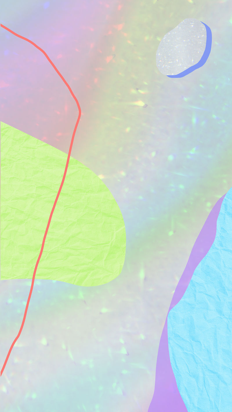 霓虹抽象孟菲斯手机壁纸