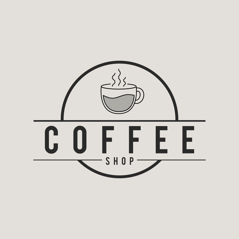 咖啡概念图标插图