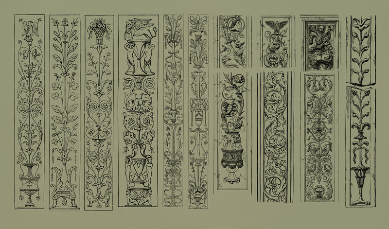 Antique illustration of the grammar of ornament by？？？